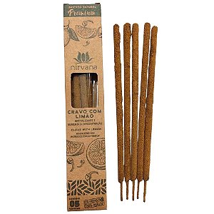 Incenso Nirvana Premium Vareta - Cravo com Limão