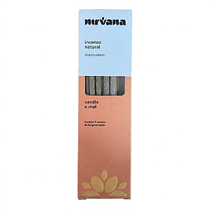 Incenso Nirvana Natural Vareta - Baunilha e Mel