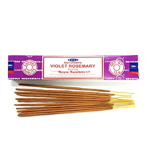 Incenso Satya Massala Vareta - Violet Rosemary 15g