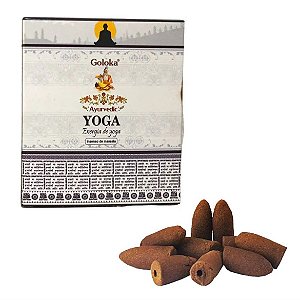 Incenso Goloka Cone Cascata - Yoga