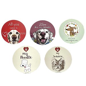 Placa Decorativa em MDF Cachorros - Diversos Modelos