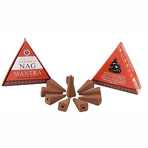 Incenso Nag Golden Cascata Cone - Mantra