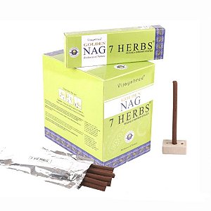 Golden Nag Dhoop Stick - 7 Ervas