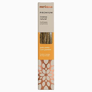 Incenso Nirvana Premium Vareta - Palo Santo com Jasmim