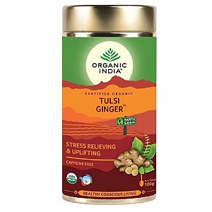 Chá de Tulsi Ginger Gengibre Orgânico - 100g