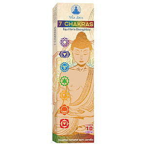 Incenso Vila Zen Natural Vareta - 7 Chakras