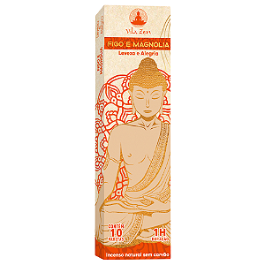 Incenso Vila Zen Natural Vareta - Figo e Magnolia