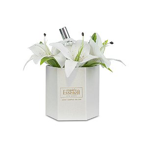 Box Flowers Branco Flor de Lírio - Empório Essenza