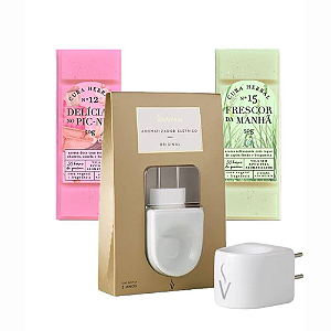 Kit Campo 2 Wax Melts + Aromatizador Elétrico