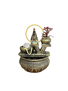 Fonte de Água Resina Nossa Senhora Aparecida Tronco C- 21 cm