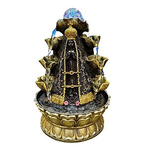 Fonte de Água Resina Nossa Senhora Aparecida - 30 cm