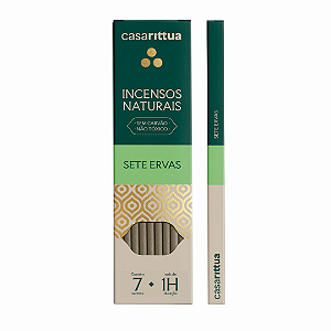 Incenso Nirvana Casa Rittua - Sete Ervas