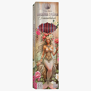 Incenso Natural Vila Zen - Encanto das Aguas - Gardenia e Peonia