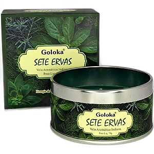 Vela Goloka Perfumada - 7 Ervas