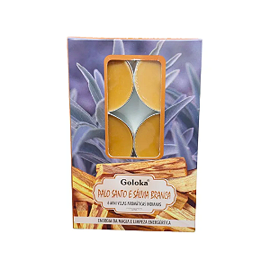 Vela Goloka Perfumada Rechaud - Palo Santo & Sálvia