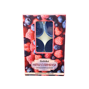 Vela Goloka Perfumada Rechaud - Mirtilo & Frambroesa