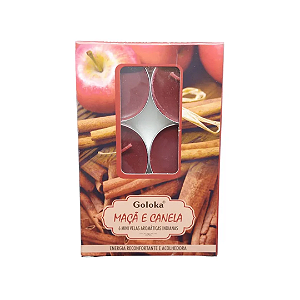Vela Goloka Perfumada Rechaud - Maçã e Canela