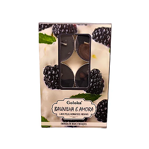 Vela Goloka Perfumada Rechaud - Baunilha e Amora