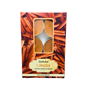 Vela Goloka Perfumada Rechaud - Canela