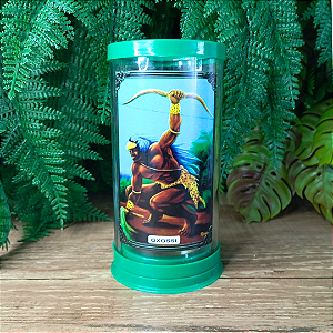 Porta Vela Sete Dias Alumínio e Vidro - Oxossi