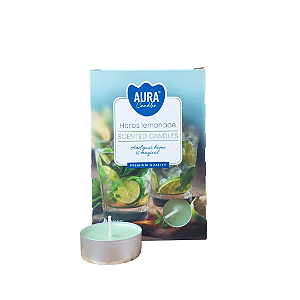 Vela Aura Perfumada Rechaud - Limão com Ervas