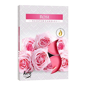 Vela Aura Perfumada Rechaud - Rosas