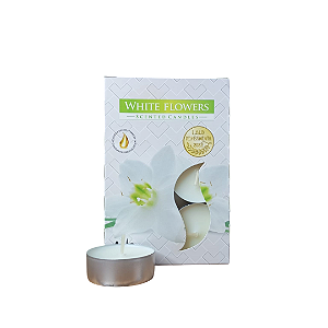 Vela Aura Perfumada Rechaud - Flores Brancas