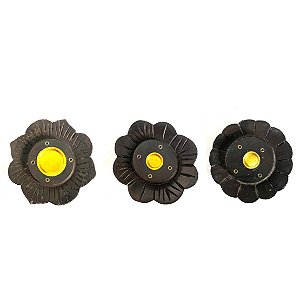 Incensário/Porta Vela Madeira Marrom - Modelos Variados