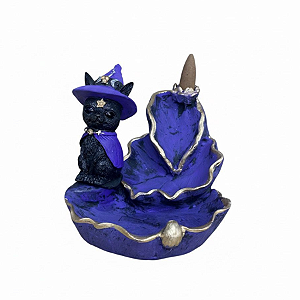 Incensário Cascata Gato - Roxo