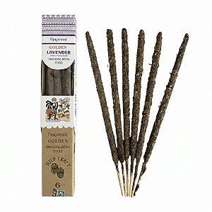 Incenso Vijayshree Golden Lavanda – Defumador Natural Indiano Relaxante