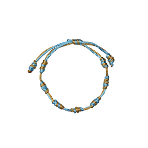 Pulseira 7 Nós Orixá - Logun Ede