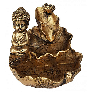 Incensário Cascata Folha Buda - Modelos Variados