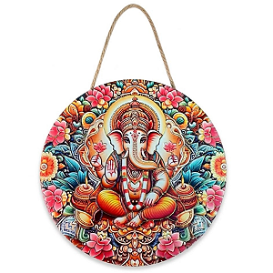 Enfeite de Parede Ganesha - Florido Modelo C