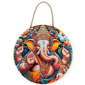 Enfeite de Parede Ganesha - Colorido
