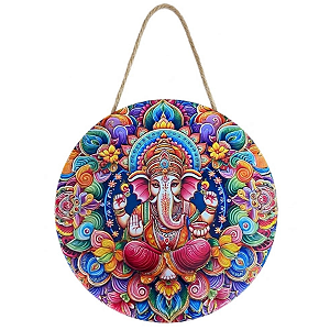 Enfeite de Parede Ganesha - Florido Modelo A