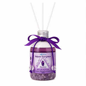 Difusor de Varetas Energético com Ametista  - 250ml