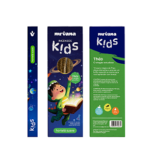 Incenso Nirvana Natural Vareta Kids Théo - Hortelã Suave