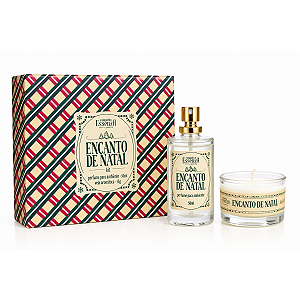 Kit Encanto De Natal Perfume De Ambiente e Vela Aromática