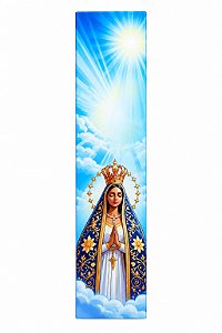 Incensário de Vidro 25x6cm - Nossa Senhora Aparecida Luz Divina