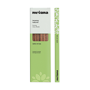Incenso Nirvana Natural Vareta - 7 Ervas