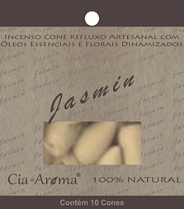 Incenso Natural Cone Cascata Cia de Aroma - Jasmim