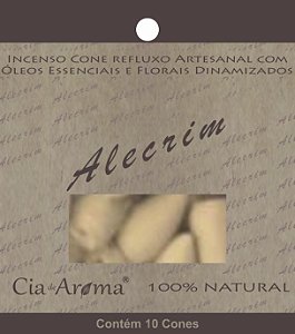 Incenso Natural Cone Cascata Cia de Aroma - Alecrim