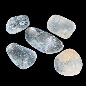 Pedra Rolada Cristal 100 gramas 2 a 4 cm