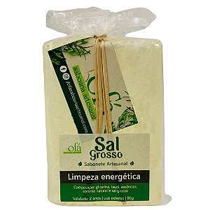 Sabonete Artesanal 90g - Sal Grosso