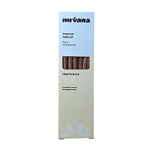 Incenso Nirvana Natural Vareta - Rosa Branca