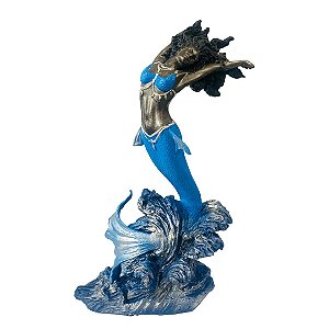 Estátua Resina Orixás - Iemanjá Sereia com 25cm