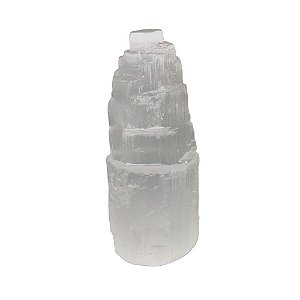 Pedra Selenita Torre 6 cm