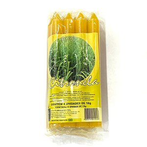 Vela Flovel Perfumada Palito - Citronela 15cm