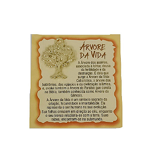 Amuleto de Metal Árvore da Vida