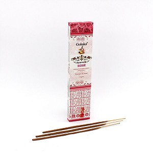 Incenso Goloka Rose Ayurvedic Vareta